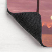 Sonnenuntergang über Moorea vom Sofitel Maeva Beac Mousepad (Ecke)