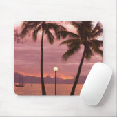 Sonnenuntergang über Moorea vom Sofitel Maeva Beac Mousepad (Mit Mouse)