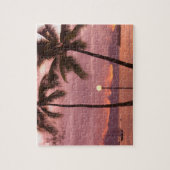 Sonnenuntergang über Moorea vom Sofitel Maeva Beac Puzzle (Vertikal)