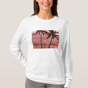 Sonnenuntergang über Moorea vom Sofitel Maeva Beac T-Shirt
