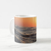 Sonnenuntergang über nahem Wasser Kaffeetasse (Vorderseite Links)