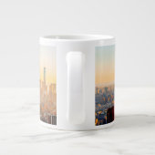 Sonnenuntergang über New York Jumbo-Tasse (Rückseite)