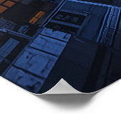 Sonnenuntergang über New York Poster (Ecke)