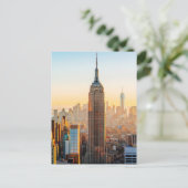 Sonnenuntergang über New York Postkarte (Stehend Vorderseite)