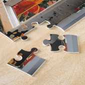 Sonnenuntergang über Ozeanfenster Puzzle (Seite)