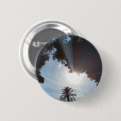 Sonnenuntergang über Parkanlage Button (Vorne & Hinten)