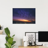 Sonnenuntergang über Phoenix Poster (Heimbüro)