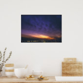 Sonnenuntergang über Phoenix Poster (Küche)