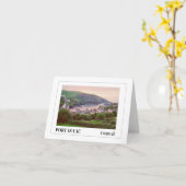 Sonnenuntergang über Port Isaac, Cornwall Karte (Gelbe Blume)