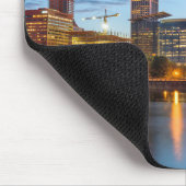 Sonnenuntergang über Portland, Oregon Mousepad (Ecke)