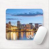 Sonnenuntergang über Portland, Oregon Mousepad (Mit Mouse)