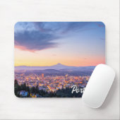 Sonnenuntergang über Portland, Oregon Mousepad (Mit Mouse)