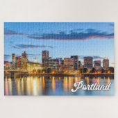 Sonnenuntergang über Portland, Oregon Puzzle (Horizontal)