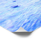 Sonnenuntergang über Positano, Italien Malerei Poster (Ecke)