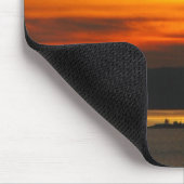 Sonnenuntergang über Puget Sound Mousepad (Ecke)