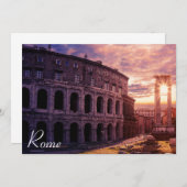 Sonnenuntergang über Rom Kolosseum (Vorne/Hinten)