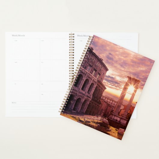 Sonnenuntergang über Rom Kolosseum Planer (Anzeige)