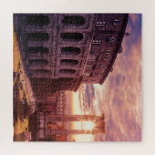 Sonnenuntergang über Rom Kolosseum Puzzle (Horizontal)