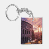 Sonnenuntergang über Rom Kolosseum Schlüsselanhänger (Vorderseite links)