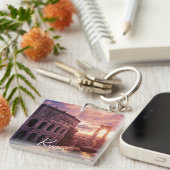 Sonnenuntergang über Rom Kolosseum Schlüsselanhänger (Vorderseite rechts)