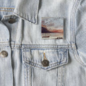 Sonnenuntergang über See Leman, 1874 Button (Beispiel)