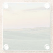 Sonnenuntergang über Staat der Weizen-Feld-| Glasuntersetzer (Rückseite)