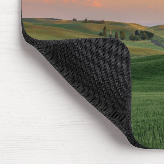 Sonnenuntergang über Staat der Weizen-Feld-| Mousepad (Ecke)