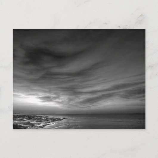 Sonnenuntergang über Südostengland Postkarte (Vorderseite)