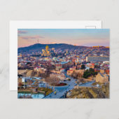 Sonnenuntergang über Tiflis Postkarte (Vorne/Hinten)