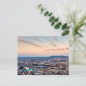 Sonnenuntergang über Tiflis Postkarte (Stehend Vorderseite)