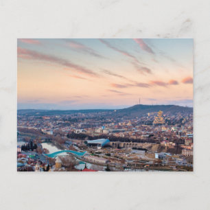Sonnenuntergang über Tiflis Postkarte