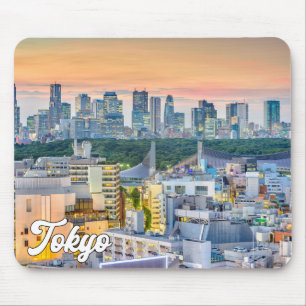 Sonnenuntergang über Tokio, Japan Mousepad
