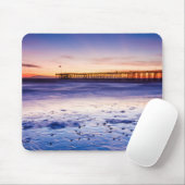 Sonnenuntergang über Ventura Pier und Strand Mousepad (Mit Mouse)