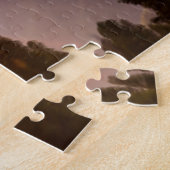Sonnenuntergang über Wald Puzzle (Seite)