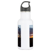 Sonnenuntergang über Wasserflasche (Vorderseite)
