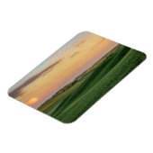 Sonnenuntergang über Weizenfeldern | Washingtoner Magnet (Linke Seite)
