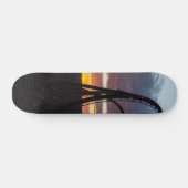 Sonnenuntergang über Wildbrand Skateboard (Horizontal)