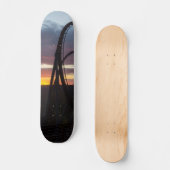 Sonnenuntergang über Wildbrand Skateboard (Vorderseite)