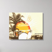 Sonnenuntergang - überzogene Leinwand (Vorderseite)