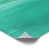 Sonnenuntergang Ufer Abstrakt Art Poster (Ecke)