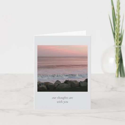 Sonnenuntergang und Beileid (Vorderseite)