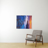 Sonnenuntergang und Gezeitenbad in Hawaii Wandteppich (Beispiel (Horizontal))