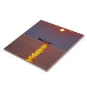 Sonnenuntergang und Meer 2 Fliese (Seite)
