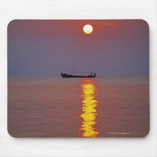 Sonnenuntergang und Meer 2 Mousepad (Vorne)