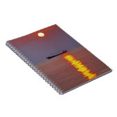 Sonnenuntergang und Meer 2 Notizblock (Rechte Seite)