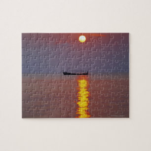 Sonnenuntergang und Meer 2 Puzzle