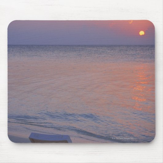 Sonnenuntergang und Meer Mousepad (Vorne)