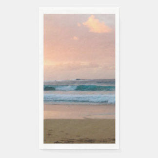 Sonnenuntergang und Meer Serviette