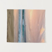 Sonnenuntergang und Meer Wandteppich (Vorderseite (Horizontal))