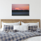 Sonnenuntergang und Nebel des Berges Leinwanddruck (Insitu (Schlafzimmer))